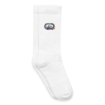 Apres Ski Party Crew Snow Skiing Ski Funny - Kids Tennis Socks - white - Right