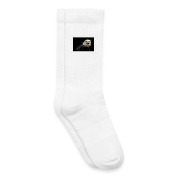 Wütender Adler Blick - Kinder Tennissocken - Weiß - Rechts