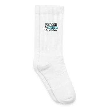 Mel_Logo_neu02_Black_Green_-1- - Kinder Tennissocken - Weiß - Rechts