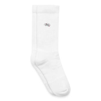 Pas d'amour sans toi. No love without you - Chaussettes de tennis bio enfant - blanc - Droite