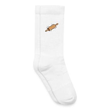 Rouleau à pâtisserie Pâte à pâtisser Cuisson - Chaussettes de tennis bio enfant - blanc - Droite