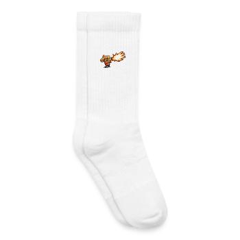 Tempête de feu mariachi - Chaussettes de tennis bio enfant - blanc - Droite