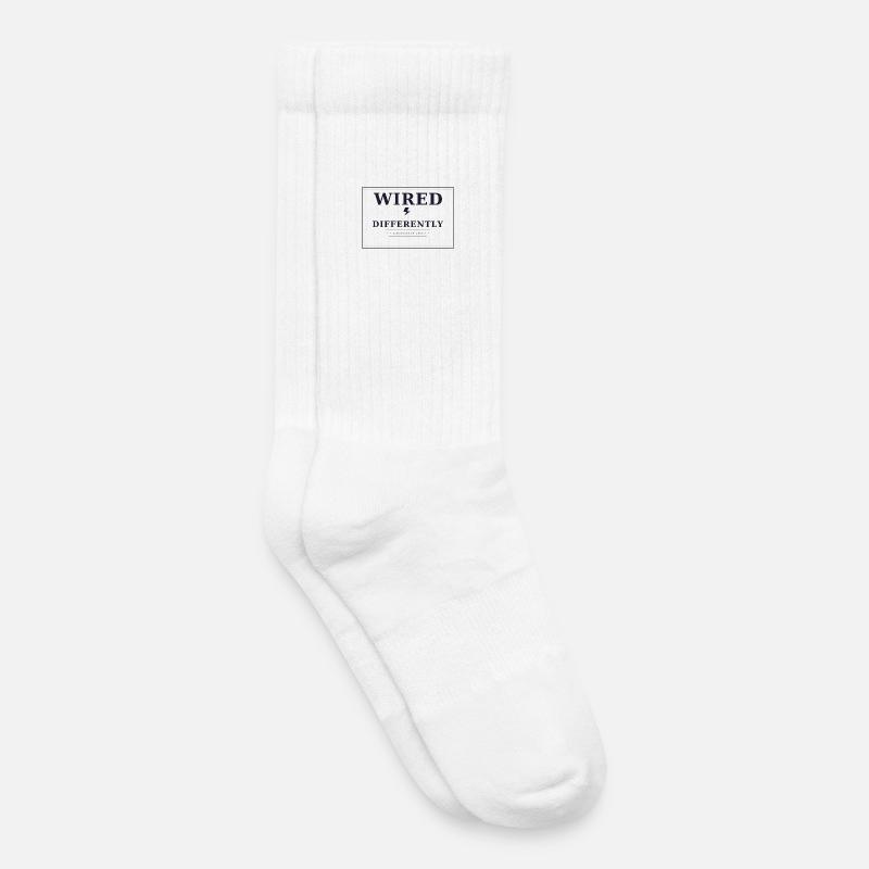 Wired differently - Kinder Tennissocken - Weiß