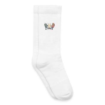 WhosIdea - Kids Tennis Socks - white - Right