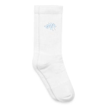 Zurich Street Art - Kids Tennis Socks - white - Right