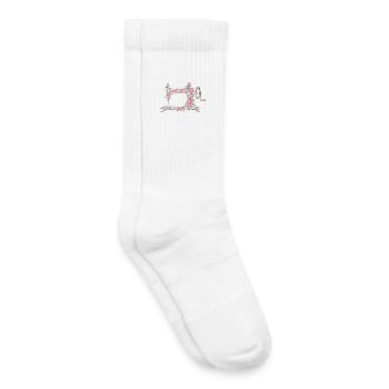machine à coudre - Chaussettes de tennis bio enfant - blanc - Droite
