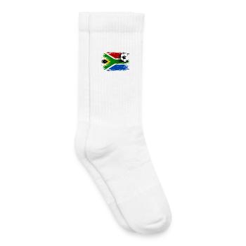 South Africa Flag Football used - Kids Tennis Socks - white - Right
