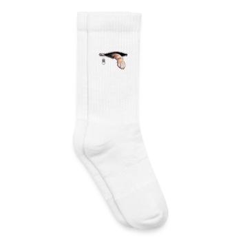 Cat Zipper Cat Mom Cat Cute Cats - Kids Tennis Socks - white - Right