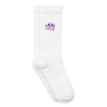Monstermäßiger Burger - Kinder Tennissocken - Weiß - Rechts