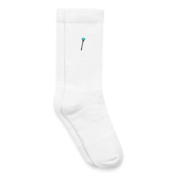 Magischer Kristallstab Blau - Kinder Tennissocken - Weiß - Rechts
