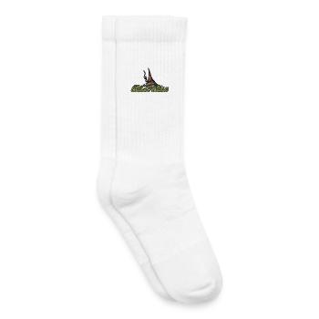 Wild & Wise Nature Wappen - Kinder Tennissocken - Weiß - Rechts