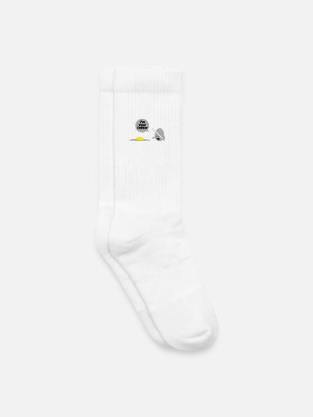 egg vader - Chaussettes de tennis bio enfant - blanc