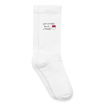 Gott sei dank Frank - Kinder Tennissocken - Weiß - Rechts