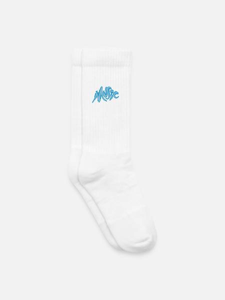 Music - Kinder Tennissocken - Weiß