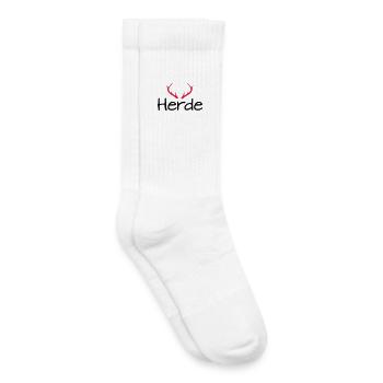 Herde Geweih Hirschgeweih - Kinder Tennissocken - Weiß - Rechts