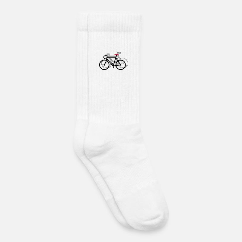 rad - Kinder Tennissocken - Weiß
