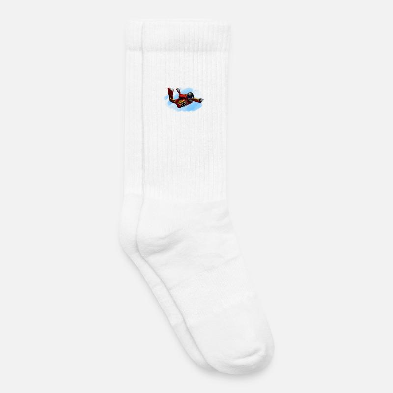 skydiver - Kinder Tennissocken - Weiß