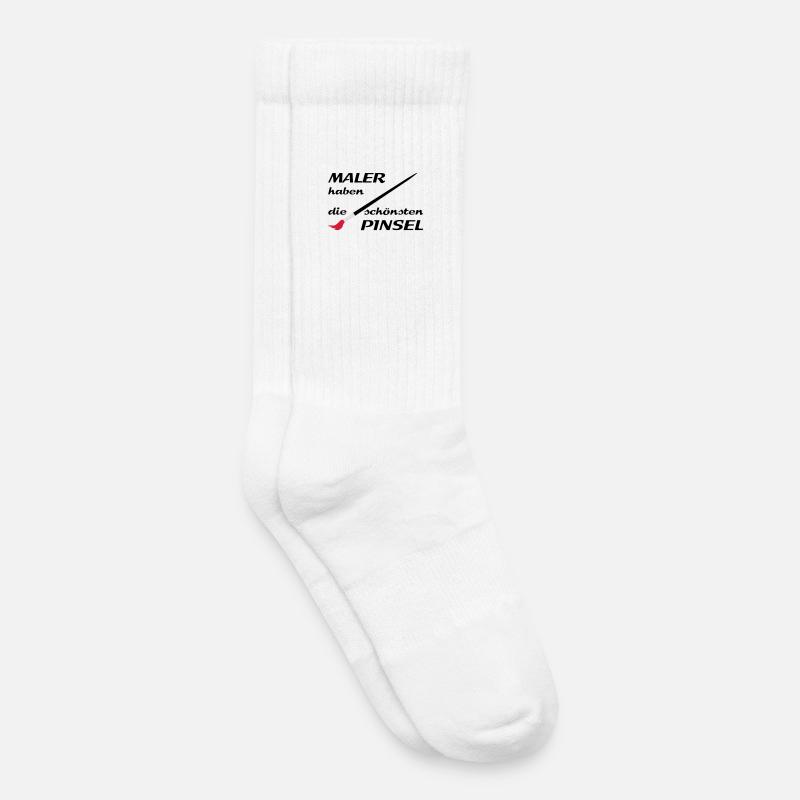 maler handwerker - Kinder Tennissocken - Weiß