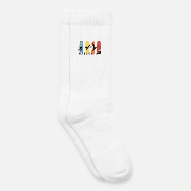 KITESURF - Kinder Tennissocken - Weiß