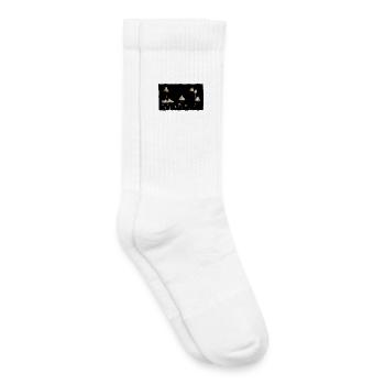 Champignons - Chaussettes de tennis bio enfant - blanc - Droite