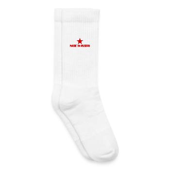 Made In Russia - Chaussettes de tennis bio enfant - blanc - Droite