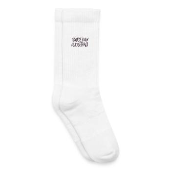 Rhodesian Ridgeback SchriftzugDesign - Kinder Tennissocken - Weiß - Rechts