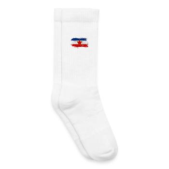 Jugoslawien Vintage Flagge - Kinder Tennissocken - Weiß - Rechts