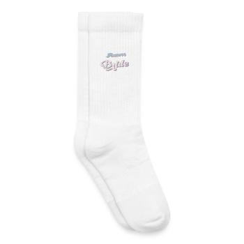 Team de la mariée team bride evjf - Chaussettes de tennis bio enfant - blanc - Droite