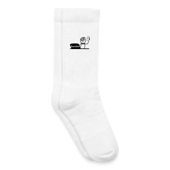 Recruteurs de bureau recruteurs - Chaussettes de tennis bio enfant - blanc - Droite