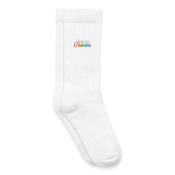 Gang des paillettes Le retour nouveau design - Chaussettes de tennis bio enfant - blanc - Droite