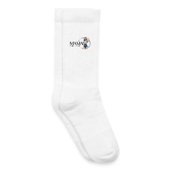 Mama Family Manager – Mom Power Design - Kinder Tennissocken - Weiß - Rechts