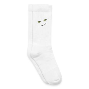 Ein lächelndes Gesicht das deine Sorgen vertreibt - Kinder Tennissocken - Weiß - Rechts