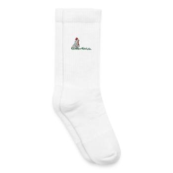 wüde henn Hendl this lustig huhn henne - Kinder Tennissocken - Weiß - Rechts