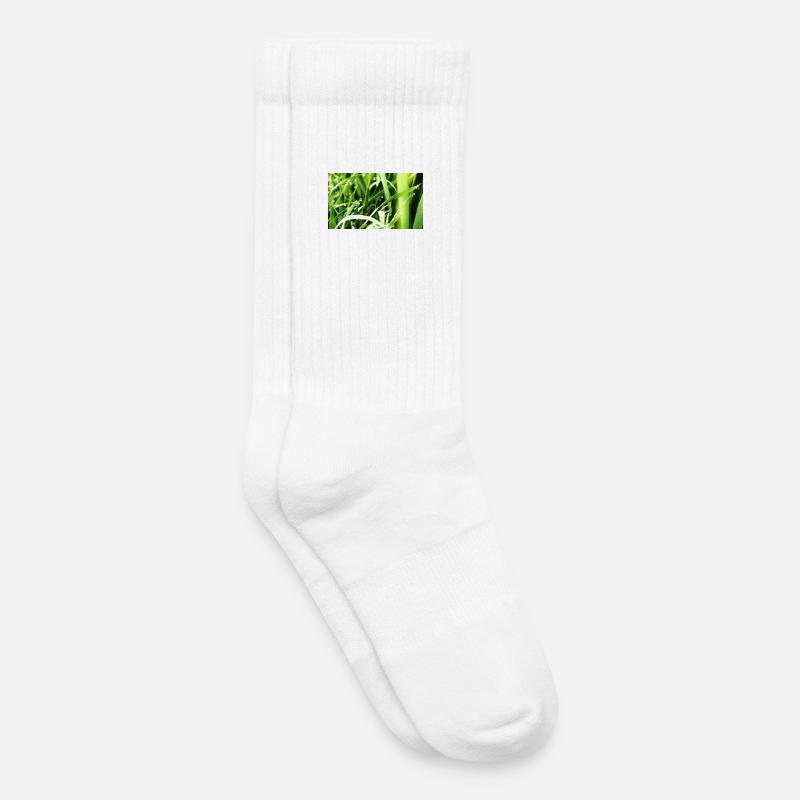 Morgengras - Kinder Tennissocken - Weiß
