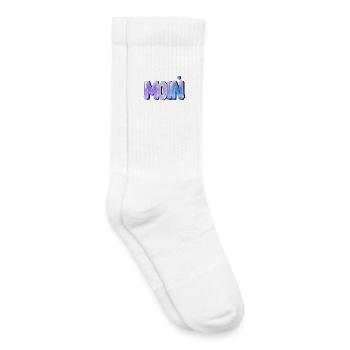 MOIN – North German, fresh, like a morning greeting - Kids Tennis Socks - white - Right
