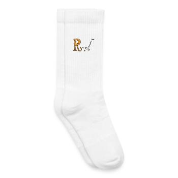 Pension Duck - Retirement - Pension - Kids Tennis Socks - white - Right