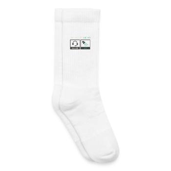 Theatertechnik-crew Bühnentechniker Ton - Kinder Tennissocken - Weiß - Rechts