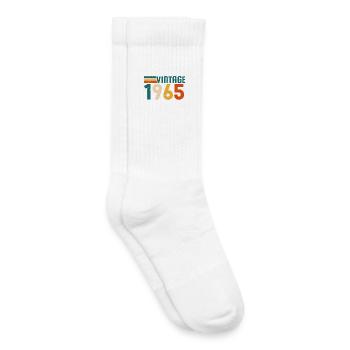 Vintage 1965 Birthday Gifts - Kinder Tennissocken - Weiß - Rechts
