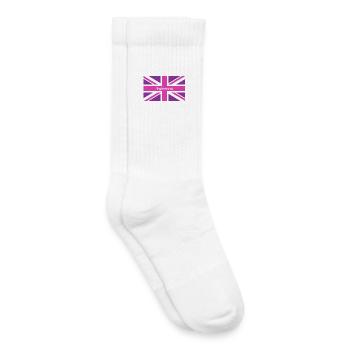 Purple Empire - Kids Tennis Socks - white - Right