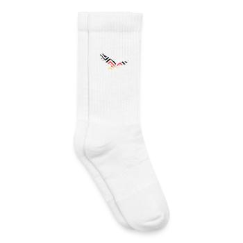 Abstrakter Adler Deutschland Fan - Kinder Tennissocken - Weiß - Rechts
