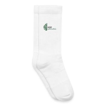 Monstera - Keep Growing - Kids Tennis Socks - white - Right