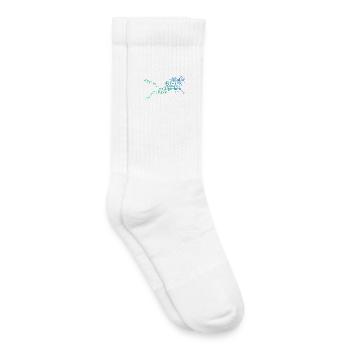 Idée cadeau pour un fan de plongée avec apnée - Chaussettes de tennis bio enfant - blanc - Droite