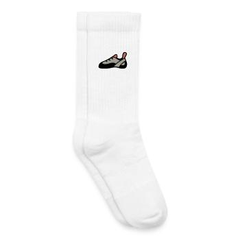 Climbing Shoe Bouldering Climbing Mountaineering - Kids Tennis Socks - white - Right