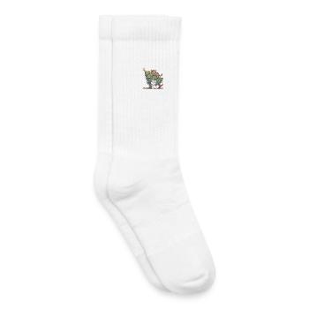 O Tannenbaum! Süße Katzen & Weihnachtschaos - Kinder Tennissocken - Weiß - Rechts