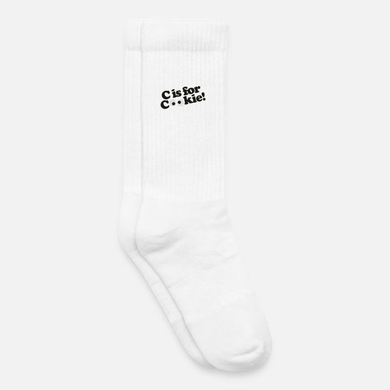 C is for Cookie - Kinder Tennissocken - Weiß