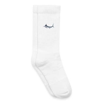Blue Marlin - Blauer Marlin - Espadon - Fisch - Kinder Tennissocken - Weiß - Rechts