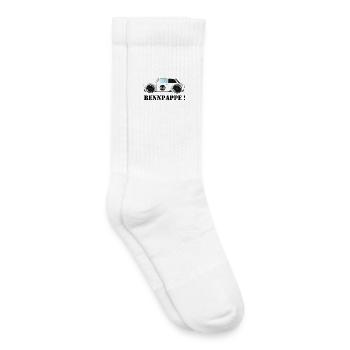 RENNPAPPE! Retro Rallye Auto Design - Kinder Tennissocken - Weiß - Rechts