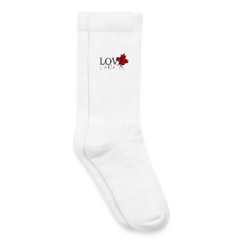 Love Canada - Kids Tennis Socks - white - Right