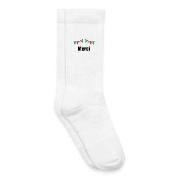 THANK YOU. MISTRESS. MASTER. THANK YOU MISTRESS - Kids Tennis Socks - white - Right