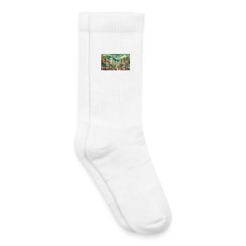 Medellin Kolumbien Vintage Design - Kinder Tennissocken - Weiß - Rechts